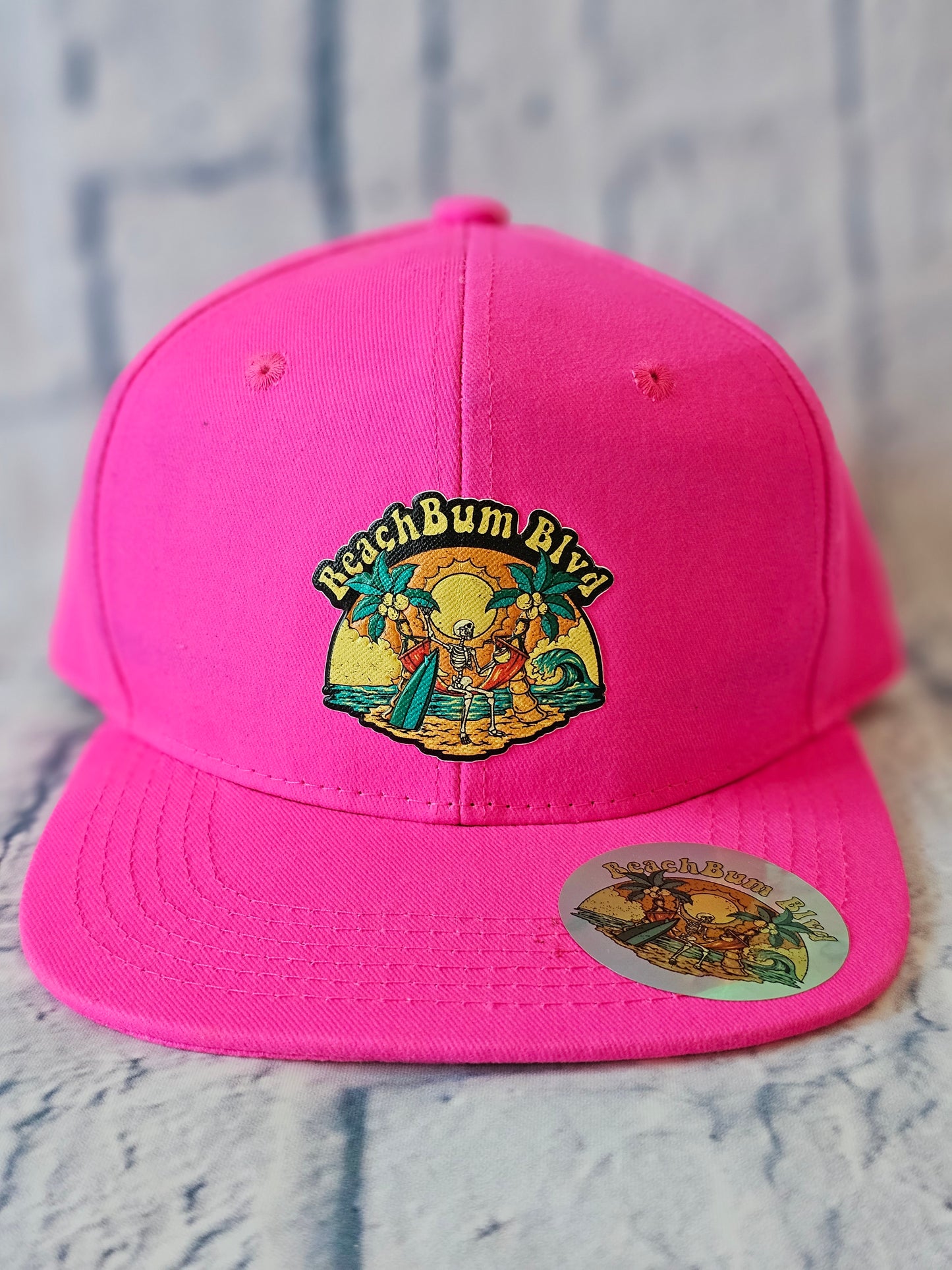 Neon Hot Pink BeachBum Blvd Snapback