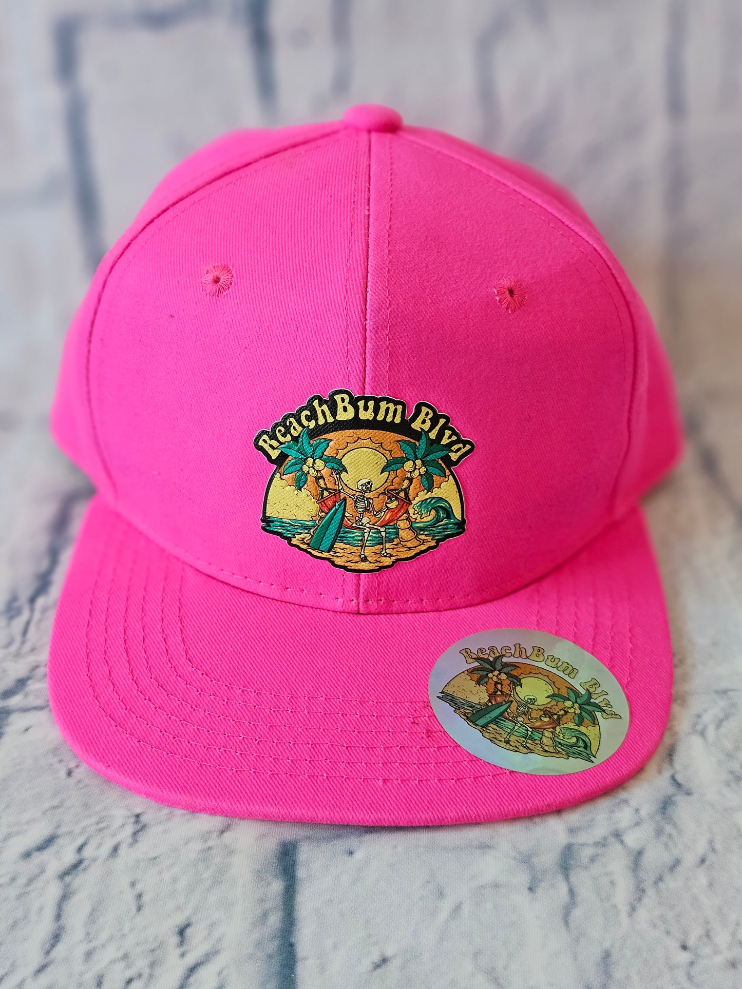 Neon Hot Pink BeachBum Blvd Snapback