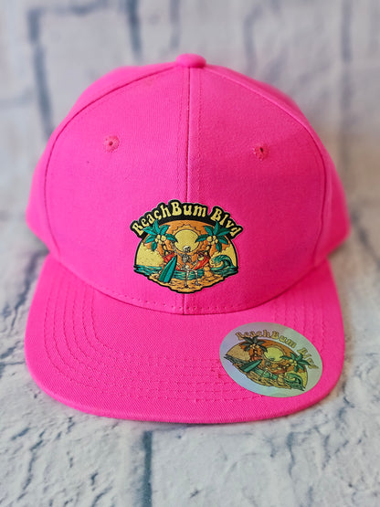 Neon Hot Pink BeachBum Blvd Snapback