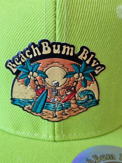 Neon Yellow BeachBum Blvd Snapback