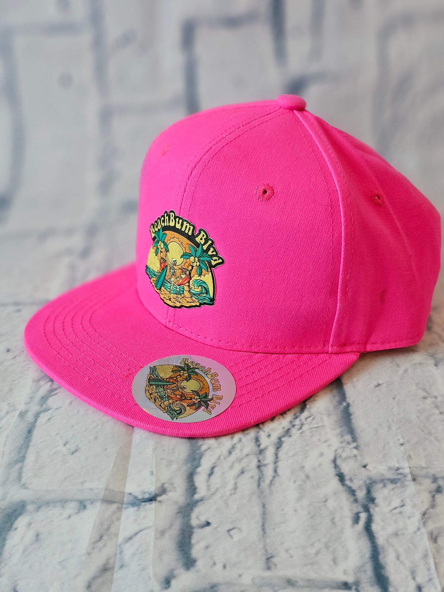 Neon Hot Pink BeachBum Blvd Snapback