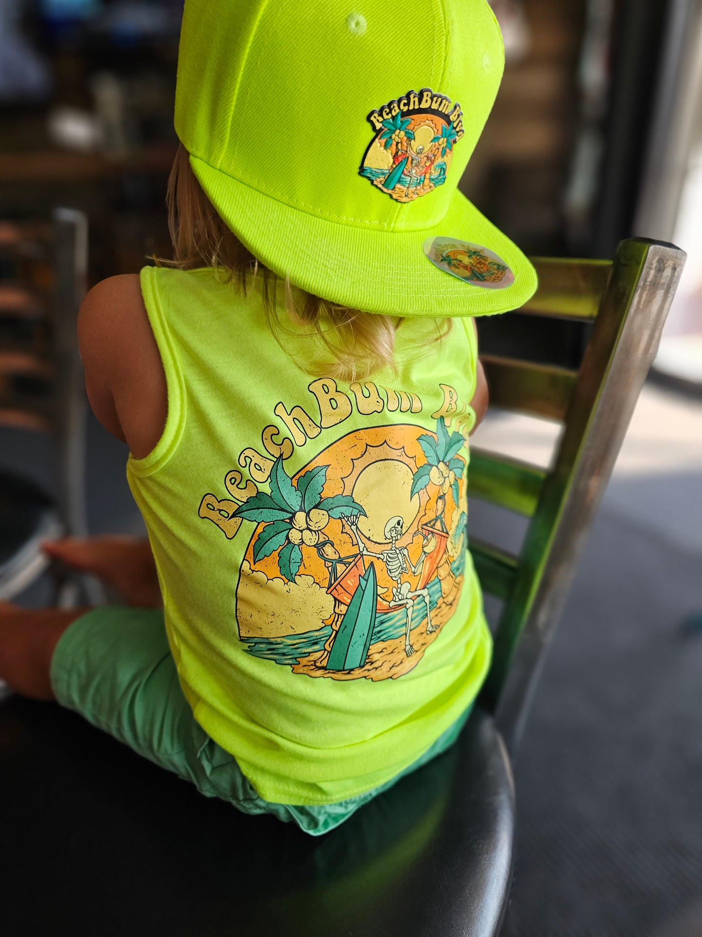 Neon Yellow BeachBum Blvd Snapback