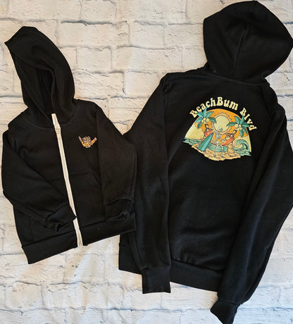 BeachBum Blvd Logo Zip up Hoodie