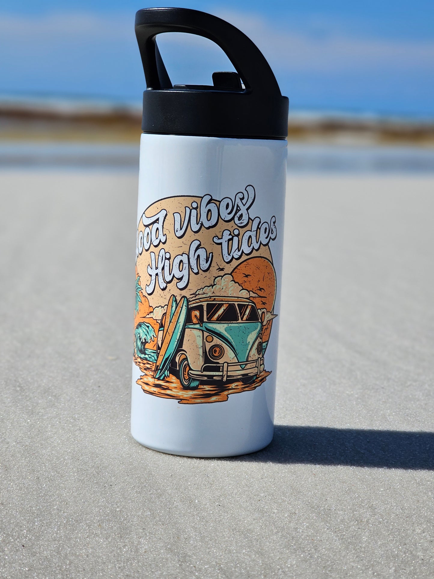 Kids Good Vibes High Tides 16 oz tumbler