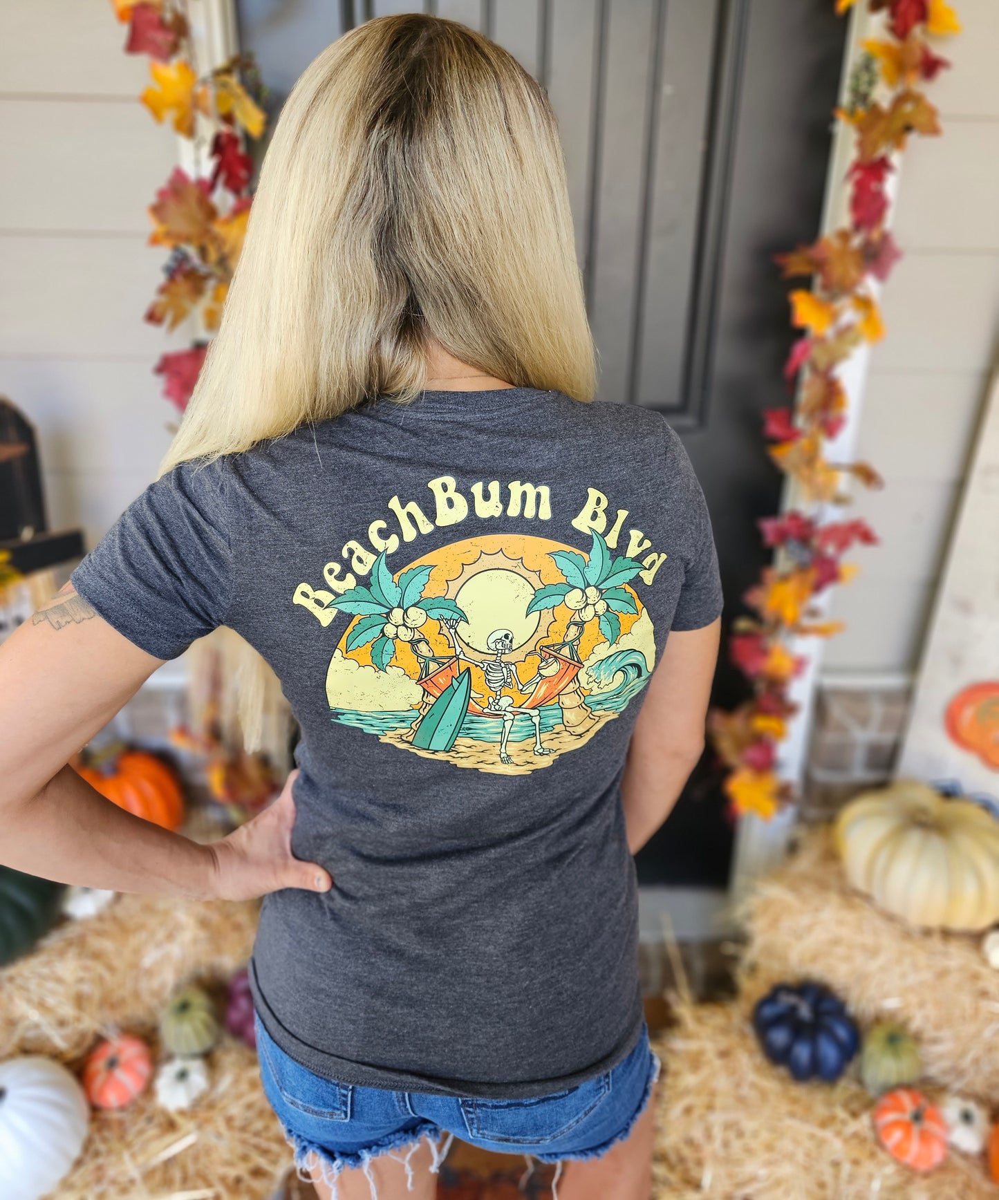 BeachBum Blvd Logo Adult Women's Jr Fit