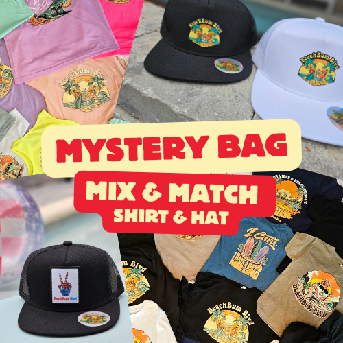 Mystery Bag Mix & Match Shirt & Hat